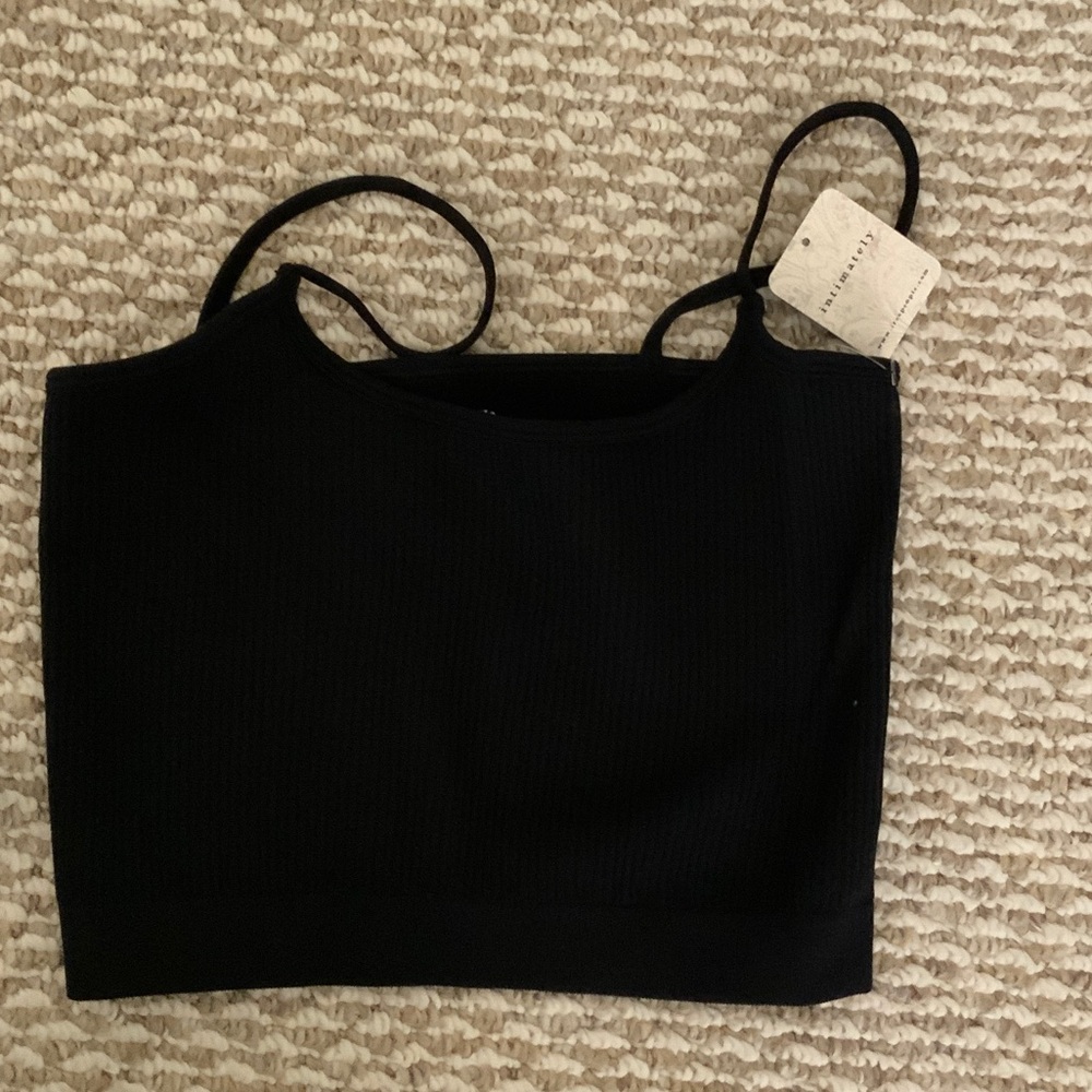Free People tank Black Women NWT